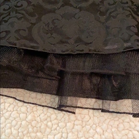 A List: Strapless Black dress sz 12 - Picture 3 of 8